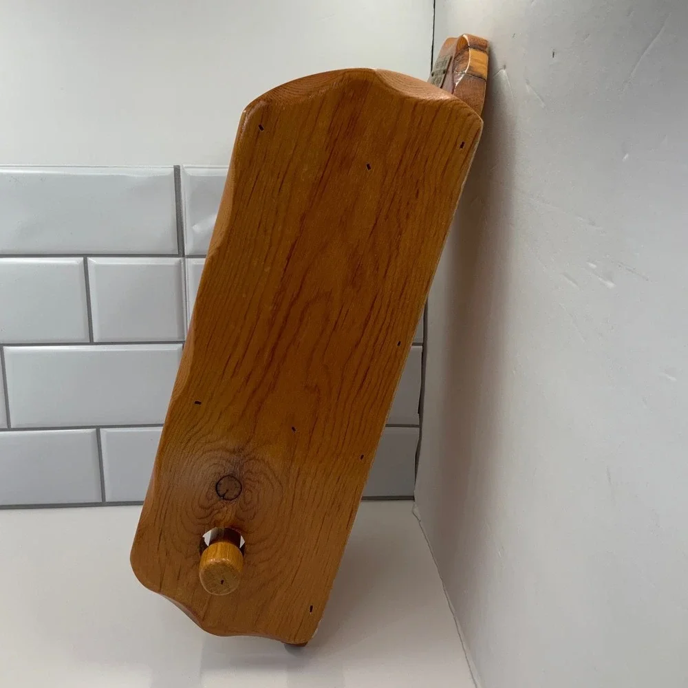 Vintage Forest Furniture Russell Ind Wood Wall‎ Shelf Spindle Brown 16in